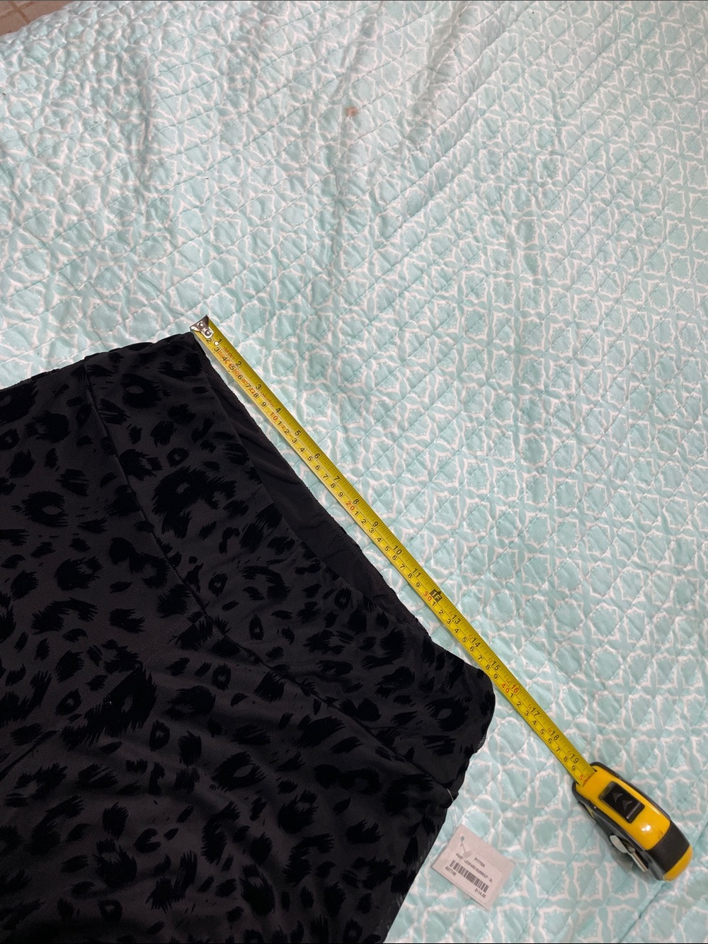 Last Tango leopard print velvet wide leg drop waist pants - Picture 7 of 8